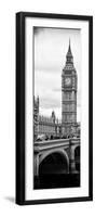 View of Big Ben from across the Westminster Bridge - London - England - UK - Door Poster-Philippe Hugonnard-Framed Photographic Print