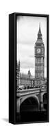 View of Big Ben from across the Westminster Bridge - London - England - UK - Door Poster-Philippe Hugonnard-Framed Stretched Canvas