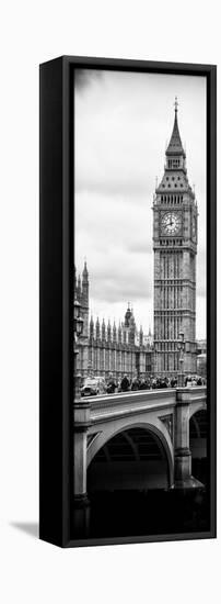 View of Big Ben from across the Westminster Bridge - London - England - UK - Door Poster-Philippe Hugonnard-Framed Stretched Canvas