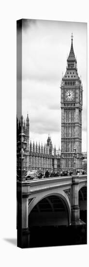 View of Big Ben from across the Westminster Bridge - London - England - UK - Door Poster-Philippe Hugonnard-Stretched Canvas