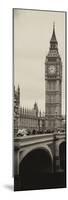 View of Big Ben from across the Westminster Bridge - London - England - UK - Door Poster-Philippe Hugonnard-Mounted Photographic Print