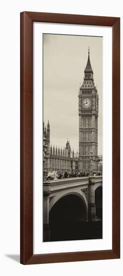 View of Big Ben from across the Westminster Bridge - London - England - UK - Door Poster-Philippe Hugonnard-Framed Photographic Print