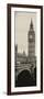 View of Big Ben from across the Westminster Bridge - London - England - UK - Door Poster-Philippe Hugonnard-Framed Photographic Print