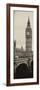 View of Big Ben from across the Westminster Bridge - London - England - UK - Door Poster-Philippe Hugonnard-Framed Photographic Print