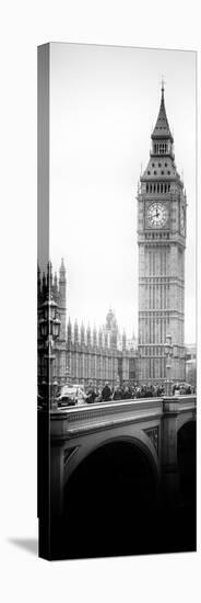 View of Big Ben from across the Westminster Bridge - London - England - UK - Door Poster-Philippe Hugonnard-Stretched Canvas