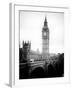 View of Big Ben from across the Westminster Bridge - London - UK - England - United Kingdom-Philippe Hugonnard-Framed Photographic Print