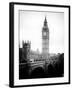 View of Big Ben from across the Westminster Bridge - London - UK - England - United Kingdom-Philippe Hugonnard-Framed Photographic Print