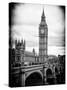 View of Big Ben from across the Westminster Bridge - London - UK - England - United Kingdom-Philippe Hugonnard-Stretched Canvas