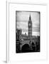 View of Big Ben from across the Westminster Bridge - London - UK - England - United Kingdom-Philippe Hugonnard-Framed Photographic Print