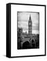 View of Big Ben from across the Westminster Bridge - London - UK - England - United Kingdom-Philippe Hugonnard-Framed Stretched Canvas