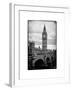 View of Big Ben from across the Westminster Bridge - London - UK - England - United Kingdom-Philippe Hugonnard-Framed Photographic Print