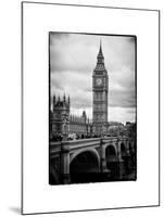 View of Big Ben from across the Westminster Bridge - London - UK - England - United Kingdom-Philippe Hugonnard-Mounted Photographic Print