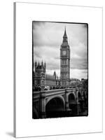 View of Big Ben from across the Westminster Bridge - London - UK - England - United Kingdom-Philippe Hugonnard-Stretched Canvas