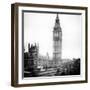 View of Big Ben from across the Westminster Bridge - London - UK - England - United Kingdom-Philippe Hugonnard-Framed Photographic Print