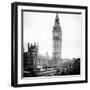 View of Big Ben from across the Westminster Bridge - London - UK - England - United Kingdom-Philippe Hugonnard-Framed Photographic Print