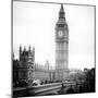 View of Big Ben from across the Westminster Bridge - London - UK - England - United Kingdom-Philippe Hugonnard-Mounted Photographic Print
