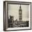 View of Big Ben from across the Westminster Bridge - London - UK - England - United Kingdom-Philippe Hugonnard-Framed Photographic Print