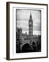 View of Big Ben from across the Westminster Bridge - London - UK - England - United Kingdom-Philippe Hugonnard-Framed Photographic Print