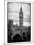 View of Big Ben from across the Westminster Bridge - London - UK - England - United Kingdom-Philippe Hugonnard-Mounted Photographic Print