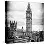 View of Big Ben from across the Westminster Bridge - London - UK - England - United Kingdom-Philippe Hugonnard-Stretched Canvas