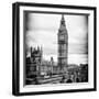 View of Big Ben from across the Westminster Bridge - London - UK - England - United Kingdom-Philippe Hugonnard-Framed Photographic Print