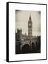 View of Big Ben from across the Westminster Bridge - London - UK - England - United Kingdom-Philippe Hugonnard-Framed Stretched Canvas
