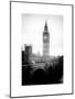 View of Big Ben from across the Westminster Bridge - London - UK - England - United Kingdom-Philippe Hugonnard-Mounted Art Print