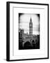 View of Big Ben from across the Westminster Bridge - London - UK - England - United Kingdom-Philippe Hugonnard-Framed Art Print