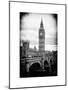 View of Big Ben from across the Westminster Bridge - London - UK - England - United Kingdom-Philippe Hugonnard-Mounted Art Print