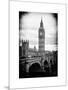 View of Big Ben from across the Westminster Bridge - London - UK - England - United Kingdom-Philippe Hugonnard-Mounted Art Print