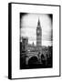 View of Big Ben from across the Westminster Bridge - London - UK - England - United Kingdom-Philippe Hugonnard-Framed Stretched Canvas