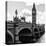 View of Big Ben from across the Westminster Bridge - Thames River - City of London - UK - England-Philippe Hugonnard-Stretched Canvas