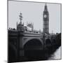 View of Big Ben from across the Westminster Bridge - Thames River - City of London - UK - England-Philippe Hugonnard-Mounted Photographic Print