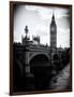 View of Big Ben from across the Westminster Bridge - Thames River - City of London - UK - England-Philippe Hugonnard-Framed Photographic Print