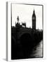 View of Big Ben from across the Westminster Bridge - Thames River - City of London - UK - England-Philippe Hugonnard-Stretched Canvas