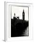 View of Big Ben from across the Westminster Bridge - Thames River - City of London - UK - England-Philippe Hugonnard-Framed Premium Photographic Print