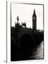 View of Big Ben from across the Westminster Bridge - Thames River - City of London - UK - England-Philippe Hugonnard-Stretched Canvas