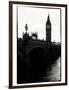 View of Big Ben from across the Westminster Bridge - Thames River - City of London - UK - England-Philippe Hugonnard-Framed Photographic Print