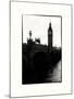 View of Big Ben from across the Westminster Bridge - Thames River - City of London - UK - England-Philippe Hugonnard-Mounted Photographic Print