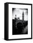 View of Big Ben from across the Westminster Bridge - Thames River - City of London - UK - England-Philippe Hugonnard-Framed Stretched Canvas