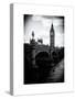 View of Big Ben from across the Westminster Bridge - Thames River - City of London - UK - England-Philippe Hugonnard-Stretched Canvas