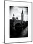 View of Big Ben from across the Westminster Bridge - Thames River - City of London - UK - England-Philippe Hugonnard-Mounted Art Print