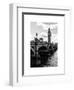 View of Big Ben from across the Westminster Bridge - Thames River - City of London - UK - England-Philippe Hugonnard-Framed Art Print