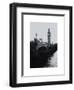 View of Big Ben from across the Westminster Bridge - Thames River - City of London - UK - England-Philippe Hugonnard-Framed Art Print