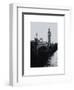 View of Big Ben from across the Westminster Bridge - Thames River - City of London - UK - England-Philippe Hugonnard-Framed Art Print