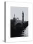 View of Big Ben from across the Westminster Bridge - Thames River - City of London - UK - England-Philippe Hugonnard-Stretched Canvas