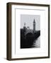 View of Big Ben from across the Westminster Bridge - Thames River - City of London - UK - England-Philippe Hugonnard-Framed Art Print