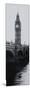 View of Big Ben from across the Westminster Bridge - Thames River - London - Door Poster-Philippe Hugonnard-Mounted Photographic Print