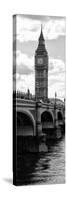 View of Big Ben from across the Westminster Bridge - Thames River - London - Door Poster-Philippe Hugonnard-Stretched Canvas