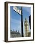 View of Big Ben, Parliament Square, London, England, United Kingdom-Ethel Davies-Framed Photographic Print